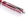 Stylo laser | Métal | Encre bleue | Avec pointeur tactile, capuchon et clip chromé