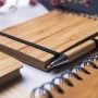 A6 spiral notebook | 140 pages | Bamboo cover