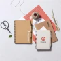 Cuaderno A5 | 60 páginas | Tapa de cartón reciclado
