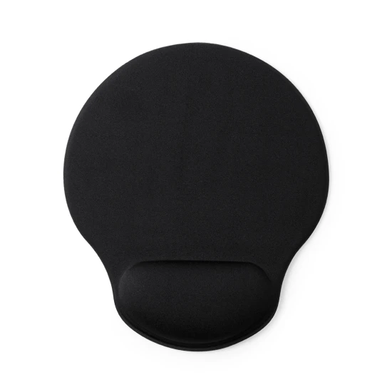 Mousepad | Soft polyester | Ergonomic | Black