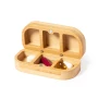 Pillbox | Bamboo | 3 compartments | Magnetic closure