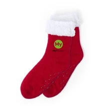 Gezellige huissokken | Antislip siliconen zool | Polyester | One size