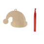 Ornement de Noël | Bois naturel doux | 3 modèles
