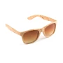Classic sunglasses | Matching color lenses | Natural wood look