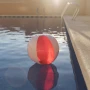 Wasserball | PVC | ø28 cm | Bicolor | Weiß & transparent