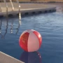Wasserball | PVC | ø28 cm | Bicolor | Weiß & transparent