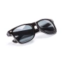 Sonnenbrille | Kunststoff | Schwarze Gläser | Stylisches Design | UV400-Schutz