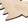 Ornement de Noël élégant | Bois naturel doux | 4 modèles