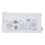 Etui | RPET | 22x11 cm | Kersttekeningen | Met 5 krijtjes om in te kleuren