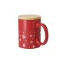Tasse | 300 ml | Céramique | Couvercle en bambou | Durable