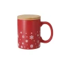 Tasse | 300 ml | Céramique | Couvercle en bambou | Durable