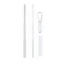 Reusable straw | Stainless steel | Extendable | Silicone mouthpiece