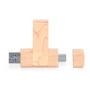 OTG USB-Stick | Holz | 16GB | Drehclip