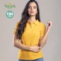 Polo shirt in many colours | Cotton 180g/m2 | For women | With two matching color buttons