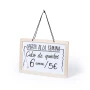 Chalkboard/Whiteboard 2-in-1 | 31x21x1.2 cm | Incl. 3 chalks, felt tip pen and eraser