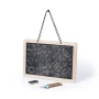 Chalkboard/Whiteboard 2-in-1 | 31x21x1.2 cm | Incl. 3 chalks, felt tip pen and eraser