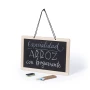 Chalkboard/Whiteboard 2-in-1 | 31x21x1.2 cm | Incl. 3 chalks, felt tip pen and eraser