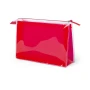 Kosmetiktasche | EVA-Material in leuchtenden Tönen | PVC-frei | 20.5 x 15 x 6 cm | Mit transparentem Fenster
