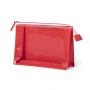 Kosmetiktasche | EVA-Material in leuchtenden Tönen | PVC-frei | 20.5 x 15 x 6 cm | Mit transparentem Fenster