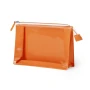 Kosmetiktasche | EVA-Material in leuchtenden Tönen | PVC-frei | 20.5 x 15 x 6 cm | Mit transparentem Fenster