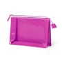 Kosmetiktasche | EVA-Material in leuchtenden Tönen | PVC-frei | 20.5 x 15 x 6 cm | Mit transparentem Fenster