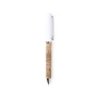 Ballpoint pen | Natural cork and metal | Matching tip and ring | Blue ink