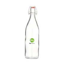 Water bottle | Glass | 1L | Swing-top | Made in Italy