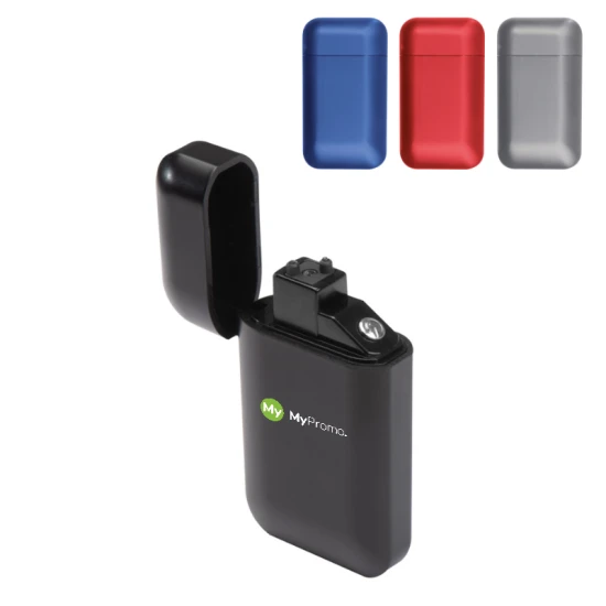 USB-aansteker | Kunststof | 3,9x1,6x7 cm | Gaat aan zonder vlam | Zwart