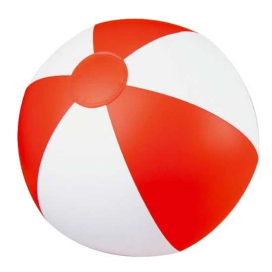 Beach ball | PVC | Panel 40 | Phthalate-free | Red