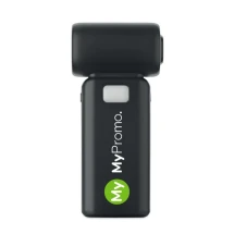 Draagbare turbo ventilator | ABS | 3 LED-verlichting | 4 standen windsnelheid | Batterij 6000mAh