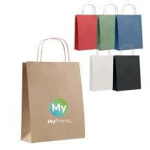 Small gift bag | Recycled paper 90g/m² | 18x8x21cm | Sustainable
