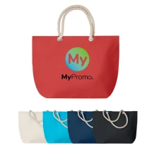 Strandtasche | Baumwolle 220 g/m² | 55x39 cm | Kordelgriff