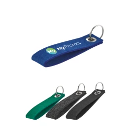 Keyring | rPET felt | 14x3x0,3 cm | Sustainable
