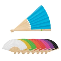 Hand fan | Bamboo & paper | Bright colours