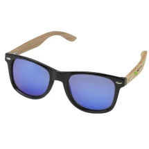 Lunettes de soleil polarisées miroirs | rPET & bois | Durable | Dans un coffret cadeau
