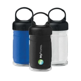 Verkoelende handdoek | Polyester | In PET fles | 300 ml inhoud