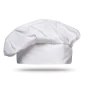 Toque de chef | Coton 130g/m² | Fermeture à crochets et à boucles