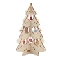 Silhouette Árbol de Navidad | Madera contrachapada | 10 adornos festivos | Bricolaje
