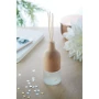 Aroma-Diffusor | Holz & Glas | 3 Schilfrohrstäbchen | Lilie & Jasmin