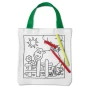 Tote bag | Cotton 200gr/m² | 5 colouring pens included | Standard imprint | Full-colour print on the back