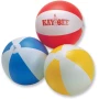 Opblaasbare strandbal | PVC | 23,5CM | Gekleurde strepen | Goedkoop