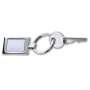 Rechthoekige sleutelhanger | Metaal | Premium