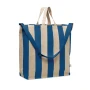 Borsa da spiaggia | Cotone riciclato 280g/m² e poliestere riciclato | 46x16x60 cm | Tasca interna