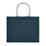 Sac de shopping/plage | Jute et coton | Peut porter jusqu'à 2,5 kg | Aspect naturel
