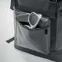 Rolltop-Rucksack | 50C Plane | 29 x 13 x 37 cm | Fronttaschen mit Reißverschluss