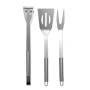 Set de 3 ustensiles de barbecue | Acier inoxydable | Pochette avec fermeture éclair incluse