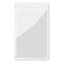 Badge holder | PVC | 7,5x12,5cm | Transparent