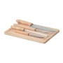 BBQ accessoires | Hout en roestvrij staal | 4 stuks