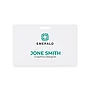 Badge pour lanyard | Plastique | 54 x 86 mm