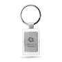 Rechthoekige sleutelhanger | Metaal | Premium